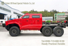 6-wheel Drive Armored Car Chassis_Red Double-row Armored Chassis Exported
