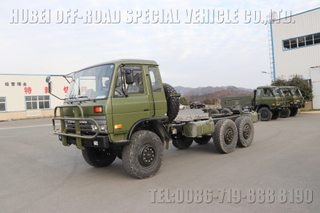 ຫົກລໍ້ driveflat headEQ2102GJ off-road chassis_Dongfeng153 ລົດບັນທຸກ off-road chassis_6×6 sprinkler ລົດ sweeper dump ລົດບັນທຸກການດັດແປງ chassis